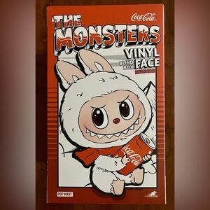 Coca-Cola Red and White Collectible Labubu Blind Box